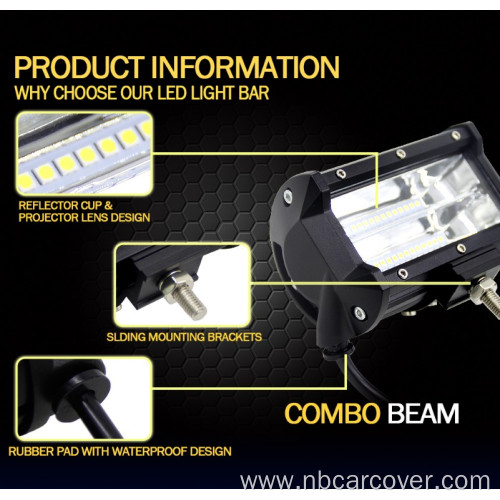 Modified Car LED Light Two Rows light Bars